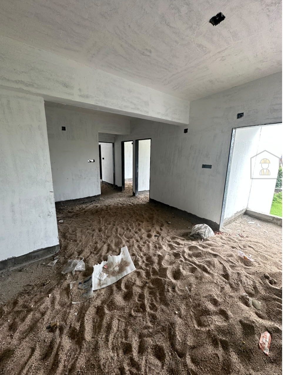 Living room flooring — before