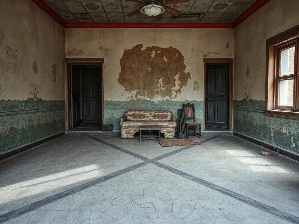 Floor replacement — before